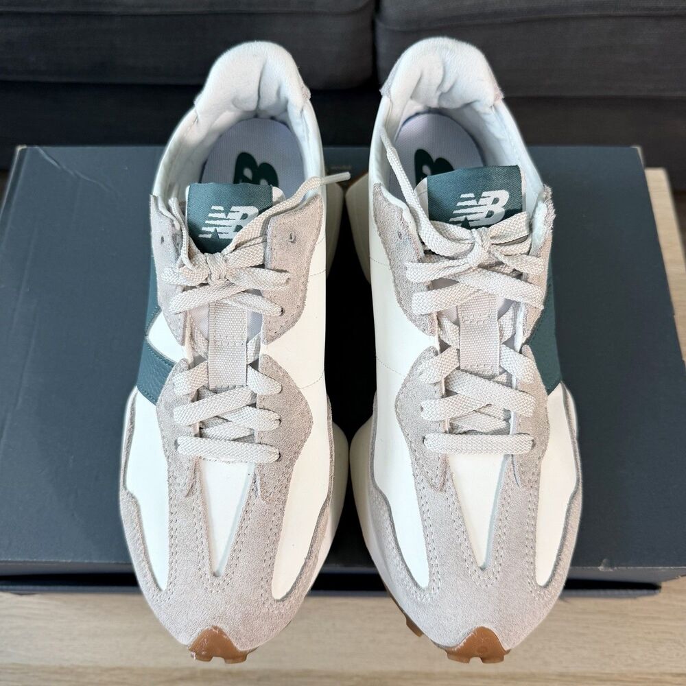 New Balance 327 Moonbeam New Spruce Gray Green Casual Sneakers Women's Size 7.5 - Picture 5 of 12
